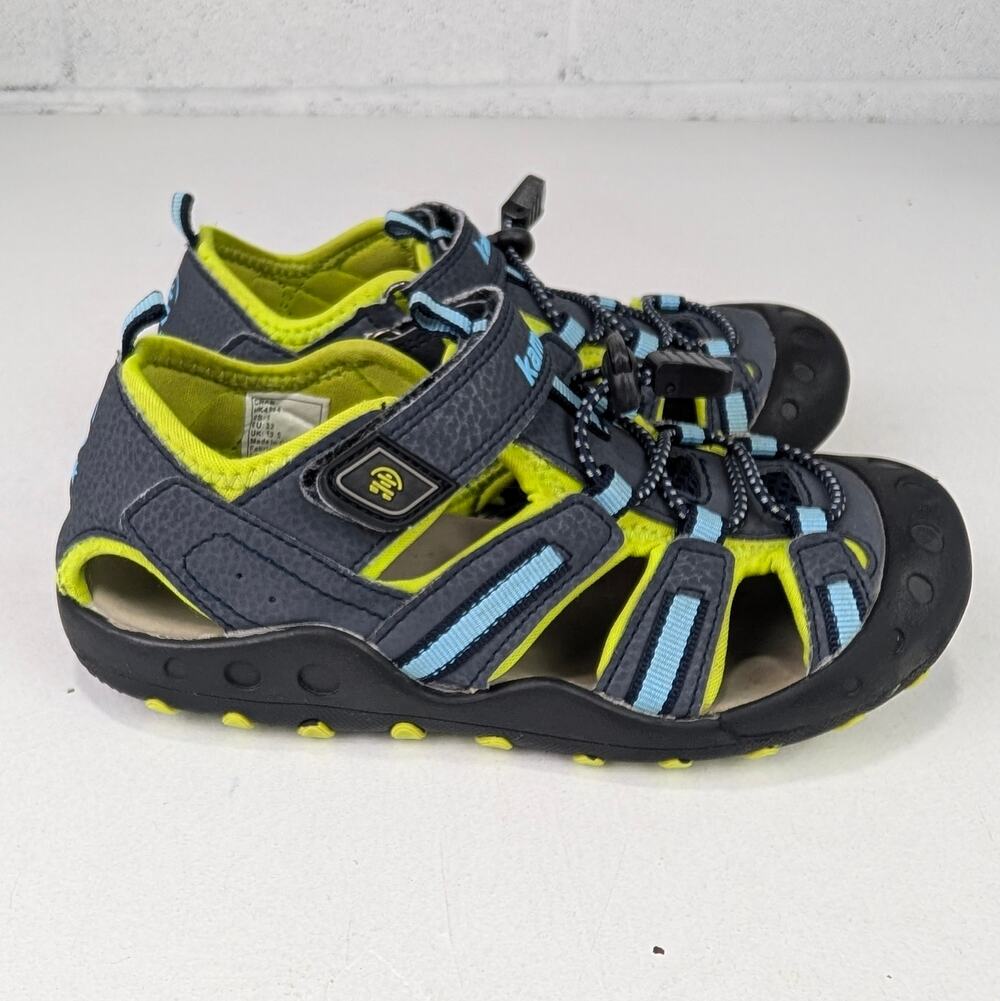 Kamik Crab Shoes - Youth 1 - Blue/Green